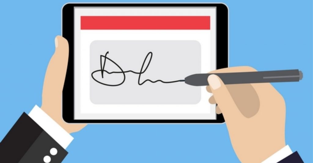 Digitale Unterschrift