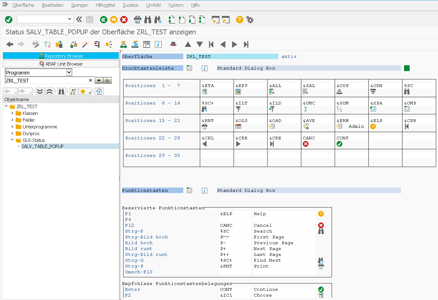 Modaler Auswahldialog in ABAP mit CL_SALV_TABLE- Developers4SAP